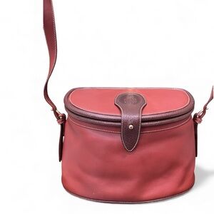Mark Cross Vintage Made in Italy Structured Leather Shoulder Bag (1970s–1980s)